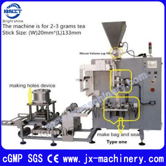 Automatic Tea Bag Filling Sealing Packing Machine with Hole