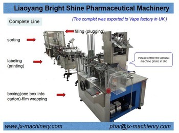 Pet Bottle Manufacture Price E-Cigarette Liquid Filling Production Line Machine
