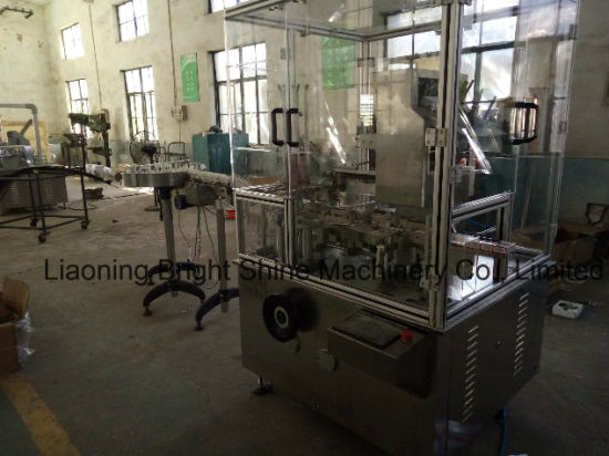 10-30ml Round Bottle Carton box Packing Machine meet with CE certificate