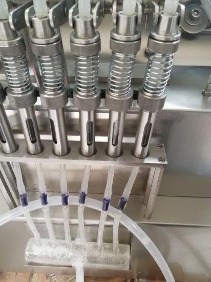 1-2ml Pharma Ampoules Filling and Sealing Machine with 4 Filling Nozzles