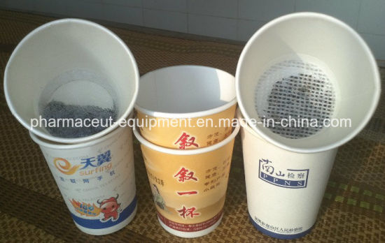 Tea Hidden Cup Filling Fiber and Allumineum Foil Sealing Packing Machine